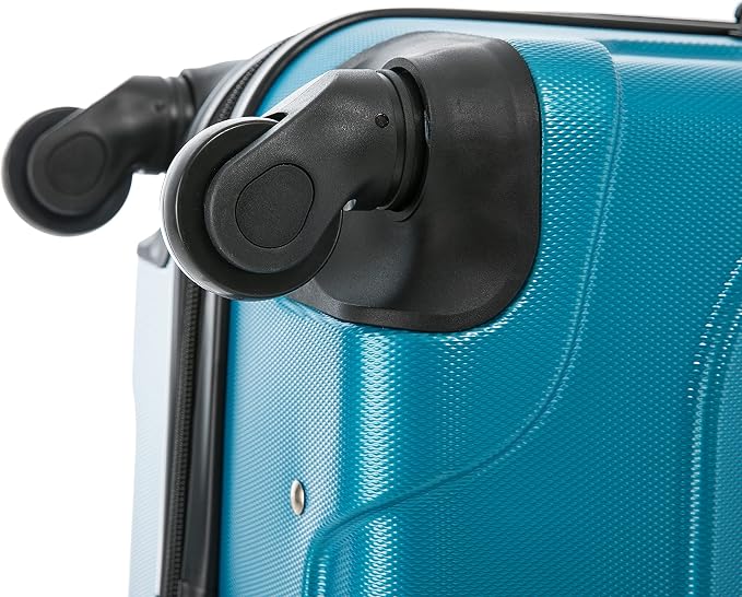 InUSA ENDURANCE Luggage with Spinner Wheels | Spacious Durable Lightweight Hardshell Suitcase, Travel Sets with Handle and Trolley | (20in, 24in, 28in) 3 Piece Luggage Set | Teal