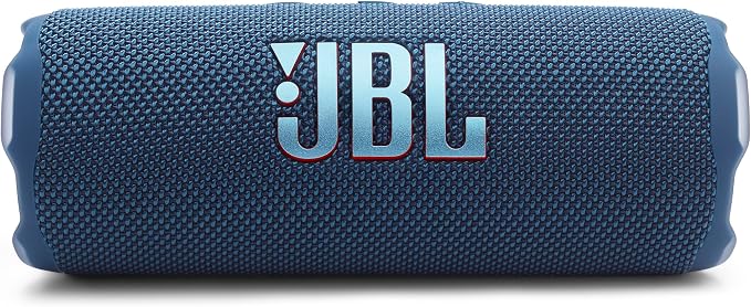 JBL Flip 7 - Portable Waterproof and Drop-Proof Speaker, Bold JBL Pro Sound with AI Boost, 16Hrs of Playtime, and PushLock System with Interchangeable Accessories (Blue)