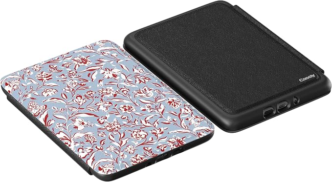 Casely Kindle Case | Coastal Carolina | Painted Flowers | 7” Kindle Colorsoft and 7” Kindle Paperwhite (12th Gen)