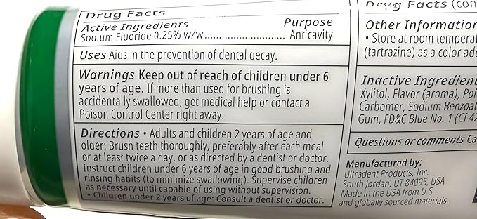 Opalescence Whitening Toothpaste, Fluoride Teeth Whitening Toothpaste, Mint Flavor, 1 Ounce, Travel Size