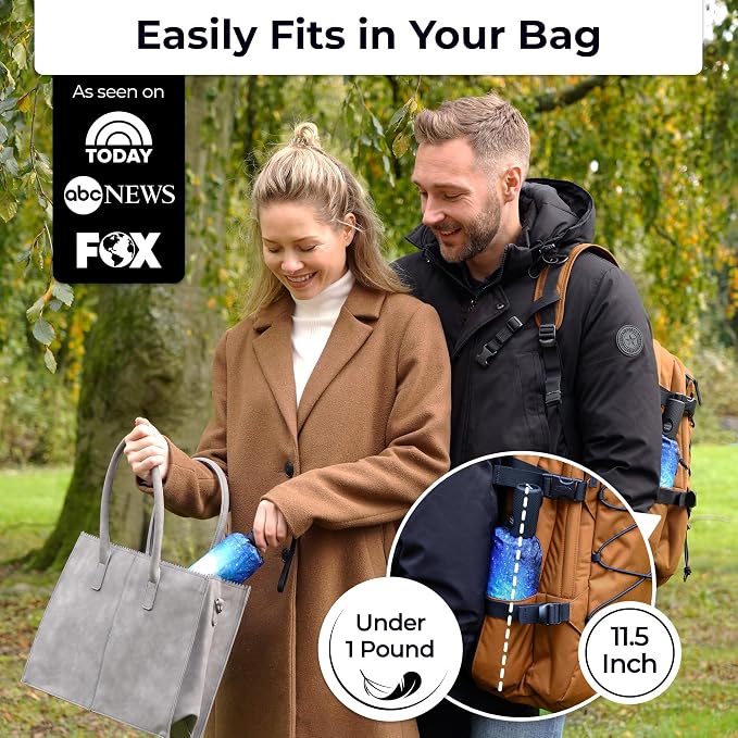 TUMELLA Strongest Windproof Travel Umbrella (Compact, 100MPH Wind-Tested), Light, Portable, One-Handed Use, Automatic Folding Rain Umbrella, Durable, Premium Grip, Fits Car & Backpack