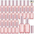 Roshtia 30 Pcs Glass Spray Bottle Clear Empty Bottles Small Refillable Reusable Perfume Bottle with Fine Mist Sprayer Pump for Face Body Travel