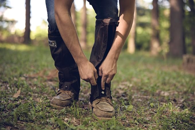 Dan's Hunting Gear, briarproof, Waterproof, Leg Gaiters 400D. Made in U.S.A