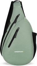 Sherpani Esprit, Anti Theft Sling Bag, Right-Handed Sling Purse, 10L Travel Bag, Crossbody Backpack, Travel Gift, Fits 10 Inch Tablet (Aloe Mist)