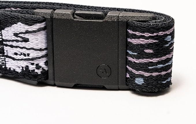Arcade Belts A2 Slim Adventure Belt: Heavy Duty Stretch, Metal Free Buckle