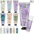 Loopeer 6 Sets Graduation Christian Hand Cream and Lip Balm Gift Set Christian Gift Bulk for Women Mothers Day Gifts for Church Travel Size Hand Lotion Bible Verse Lip Balm Bulk for Bridal Mom