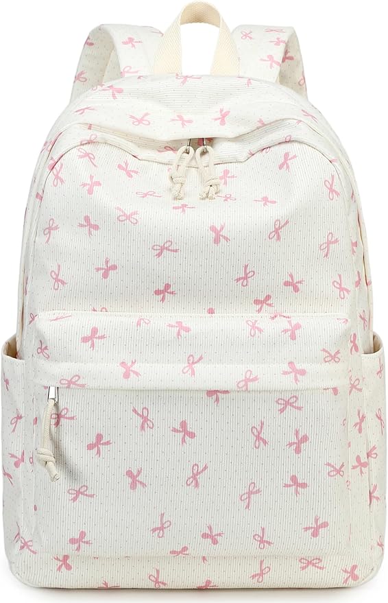Bluboon School Backpack for Teen Girls Bookbags Elementary High School Corduroy Laptop Bags Women Travel Daypacks
