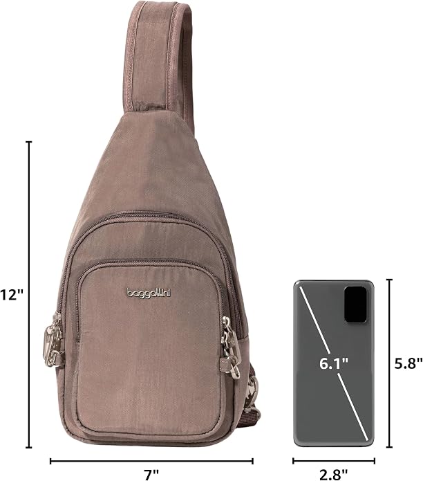 Baggallini Securtex Anti-Theft Daytripper Sling