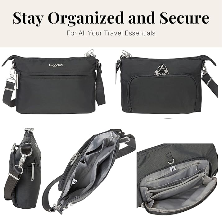 Baggallini Securtex™ Anti-Theft Memento Crossbody