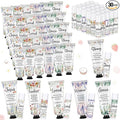 Loopeer 30 Sets Bulk Christian Hand Cream and Lip Balm Set for Women Religious Travel Size Moisturizing Lip Care Mini Religious Gifts for Women Coworker Appreciation Gift