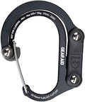 GEAR AID HEROCLIP 360° Swivel Carabiner Gear Clip and Hook (Medium) for Camping, Backpack, Suitcases and Garage Organization