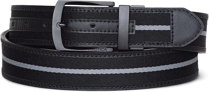 Nautica Men's Reversible Leather Belt | 2-in-1 | Classic | Everyday | Business | Work | Dress | Casual | Metal Buckle