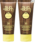 Sun Bum Original SPF 30 Sunscreen Lotion | Vegan and Hawaii 104 Act Compliant (Octinoxate & Oxybenzone Free) Broad Spectrum Moisturizing UVA/UVB Sunscreen with Vitamin E | 3 oz (Pack of 2)