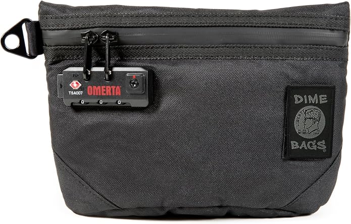 DIME BAGS Odor Sealing Pouch, Carbon-Filtered Smell/Spill Proof Bag, Water Resistant, Discreet Compact Fit, Collector