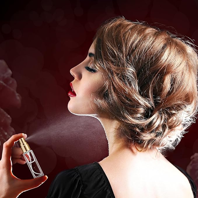 Domensi 60 Pcs 10/15/20/30 ml Perfume Travel Refillable Glass Bottles Spray Bottle Perfume Atomizer for Cologne Dispenser Leak-proof Fragrance Bottles Atomizer Pump Kit (20 ml,Gold)