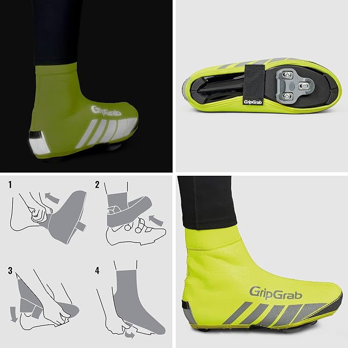 GripGrab RaceThermo Waterproof Winter Road Bike Overshoes Windproof Thermal Cold Weather Neoprene Cycling Shoe Covers