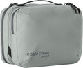 Eagle Creek Pack-It Trifold Toiletry Kit - Dopp Kit Toiletry Organizer with Padded Interior, Durable Hanging Hook & Large Compartments - Water Resistant & Washable - Storm Grey