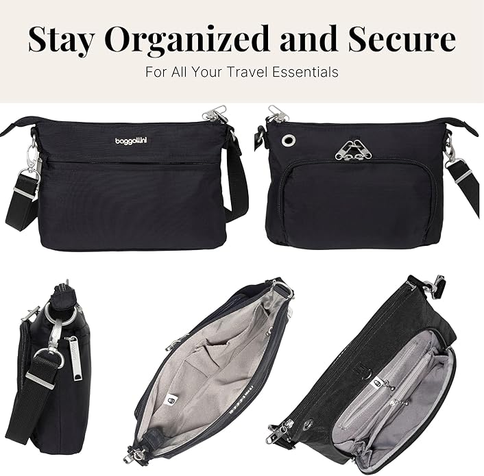 Baggallini Securtex™ Anti-Theft Memento Crossbody