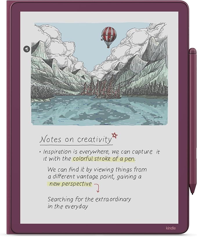 Introducing Amazon Kindle Scribe Executive Folio Cover with Magnetic Attach, Sleek Protective Case - Premium Leather