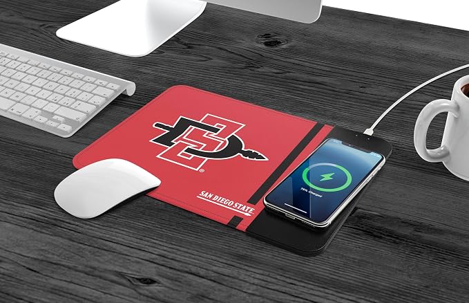 SOAR NCAA Unisex Cell Phone Wireless Charging Mouse Pad