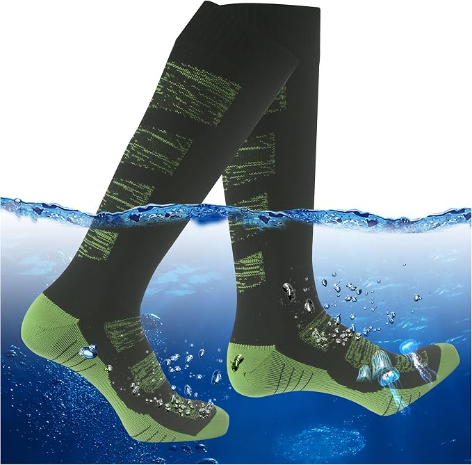 RANDY SUN Waterproof Breathable Knee High Kayaking Hunting Fishing Socks