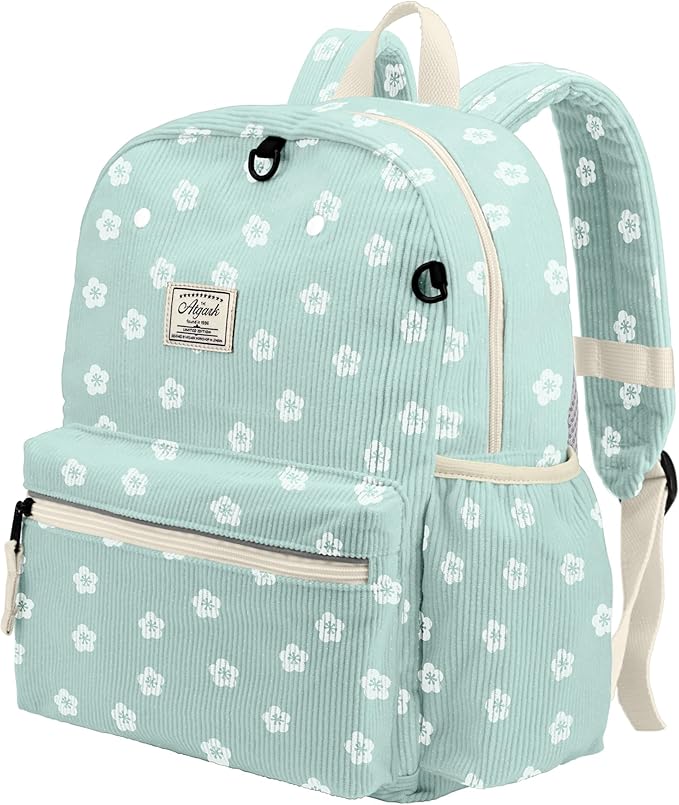 atgark Corduroy Toddler Backpack for Girls 2-5: Preschool Backpack for Girls