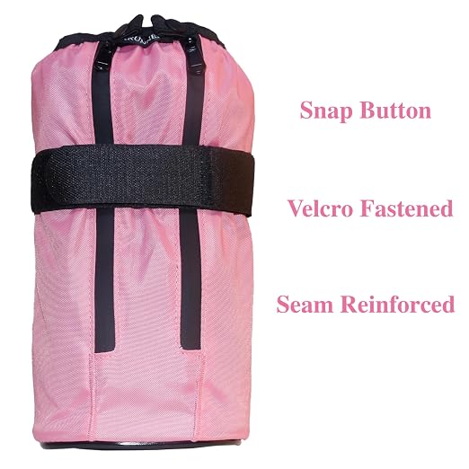 Walking Boot Cover for Medical Fracture Cast Pink Short, Medium | Water Resistant Slip Resistant Rubber Sole Easy On and Off Snug Fit