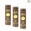Sun Bum SPF 30 Sunscreen Coconut Lip Balm - Moisturizing Aloe Vera and Vitamin E - Vegan and Cruelty Free - Broad Spectrum UVA/UVB Lip Protection - 0.15 Ounce (Pack of 3)