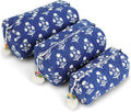 Saffron Marigold Quilted Makeup Bag Set of 3, Hand Block Printed Cotton Cosmetic Bags for Women, Waterproof Lined Travel Toiletry Bag, Coquette Floral Aesthetic, Handmade Gift, Fleur De Nuit
