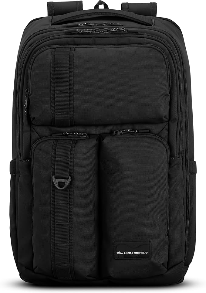 High Sierra Lineage Travel Backpack - Black