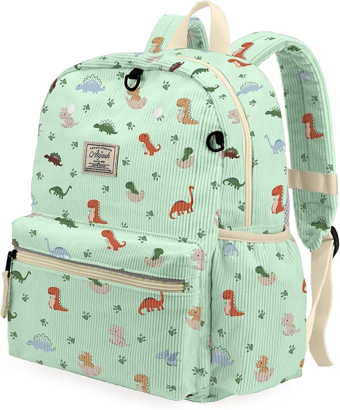 atgark Corduroy Toddler Backpack for Boys 2-5: Preschool Backpack for Boys