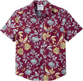 Silverts Men’s Adaptive Clothing Magnetic Button Shirt, Assisted Dressing Short Sleeve Top for Elderly, Rehab & Care Wear