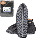 ProtectX Premium Disposable Extra Large Shoe Covers, Slip Resistant, Durable Non-Woven Polypropylene Fabric for Booties, Fits Up to 14 US Men and all US Women Size, Black 100-pack (50 pairs)