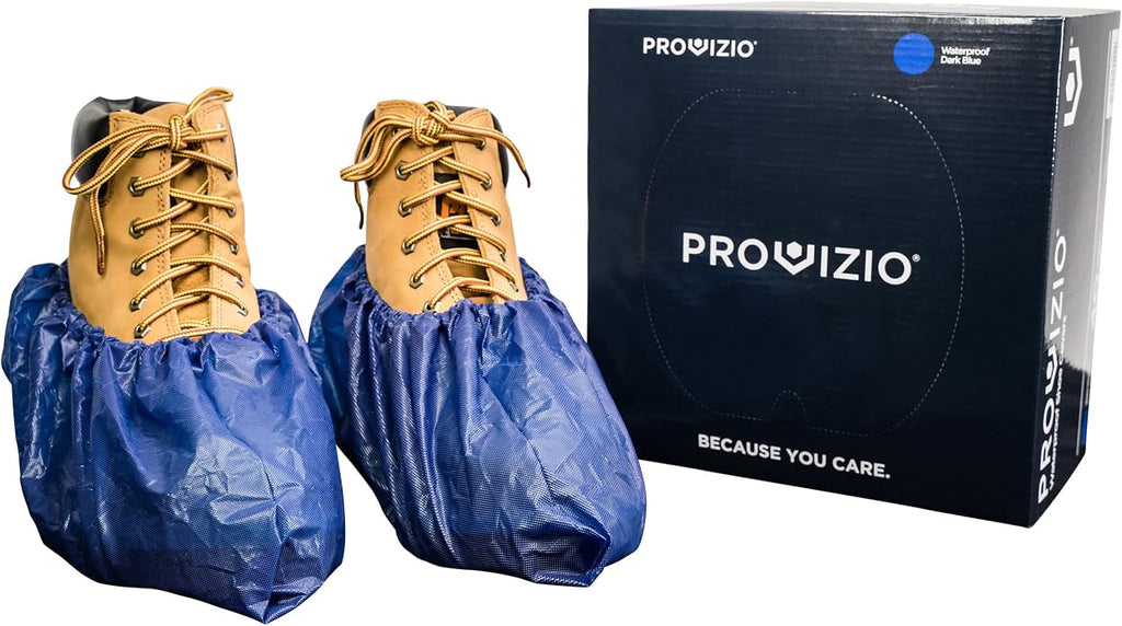 Waterproof Shoe Covers Disposable Non Slip Extra Large Boot Cover - (40 Pairs)