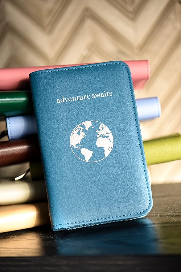 Phone Charging Passport Holder - Travel Wallet with Removable Power Bank holds money, cards, phone, travel docs- RFID Blocking - Compatible with All Phones - Travel Accessories