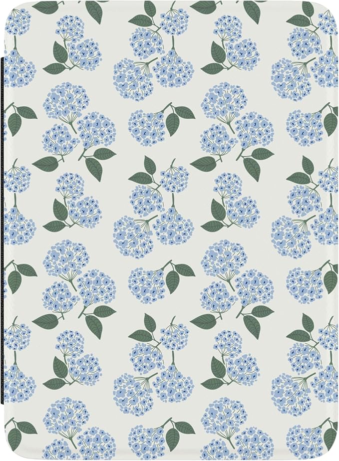Casely Kindle Case | Nantucket Cottage | Blue Hydrangea | Compatible with 7" Kindle Colorsoft and 7" Kindle Paperwhite (12th Generation 2024 Models)
