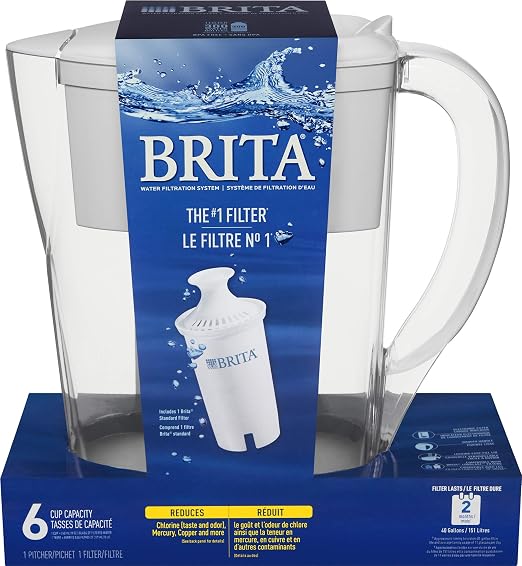 Brita Space Saver Water Filter Pitcher