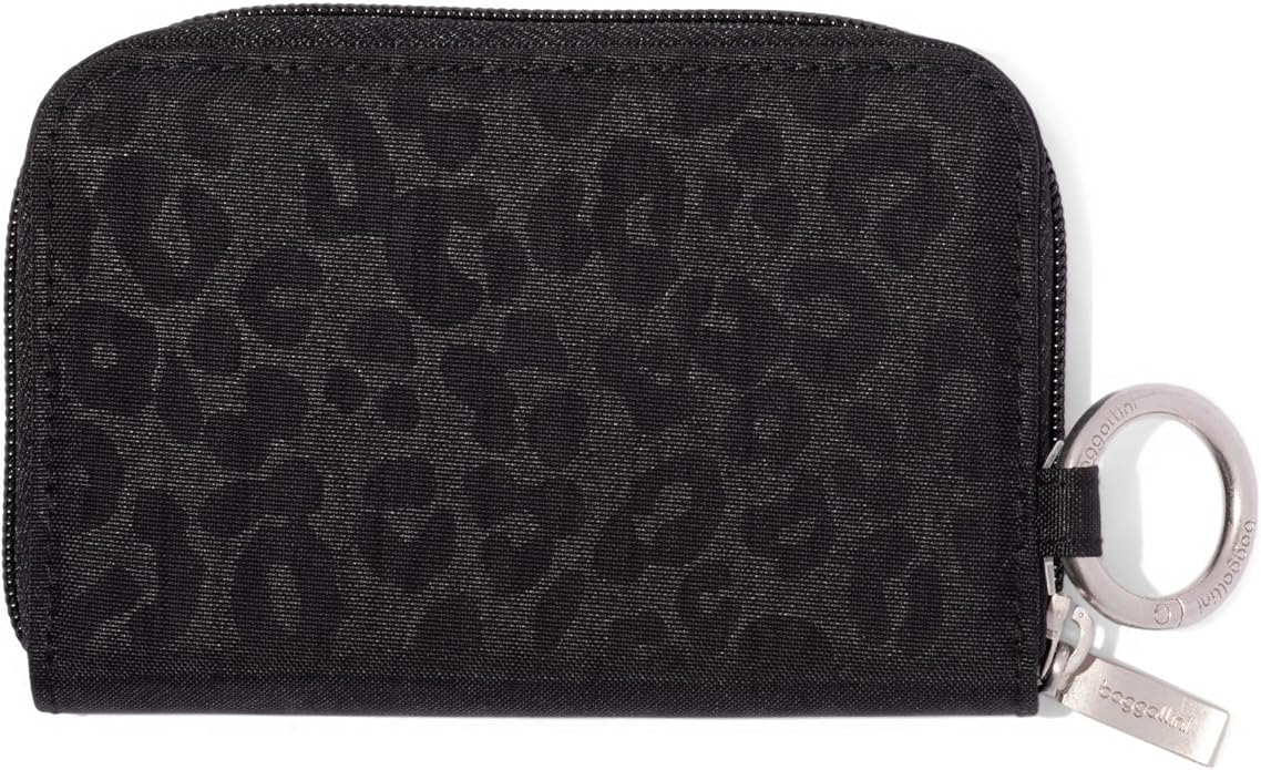 Baggallini Deluxe Card Case - Lightweight 5.5"x3.3" RFID Protected Womens Wallet Card Holder