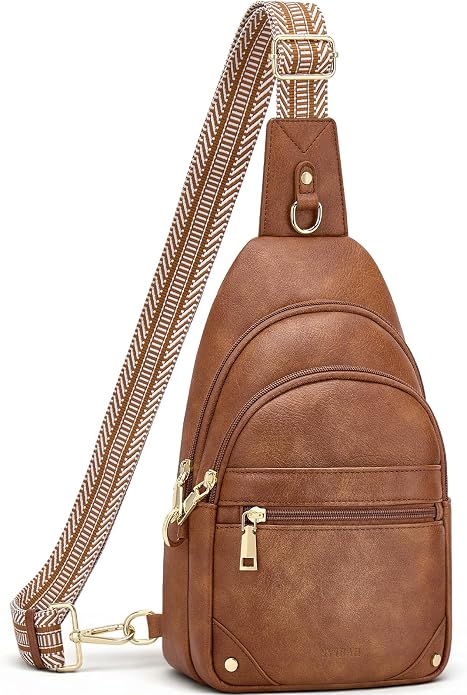 SYTRAH Anti Theft Crossbody Bags for Women, RFID Sling Bag Travel Purse, RFID Cross Body Purses Chest Bag for Travel