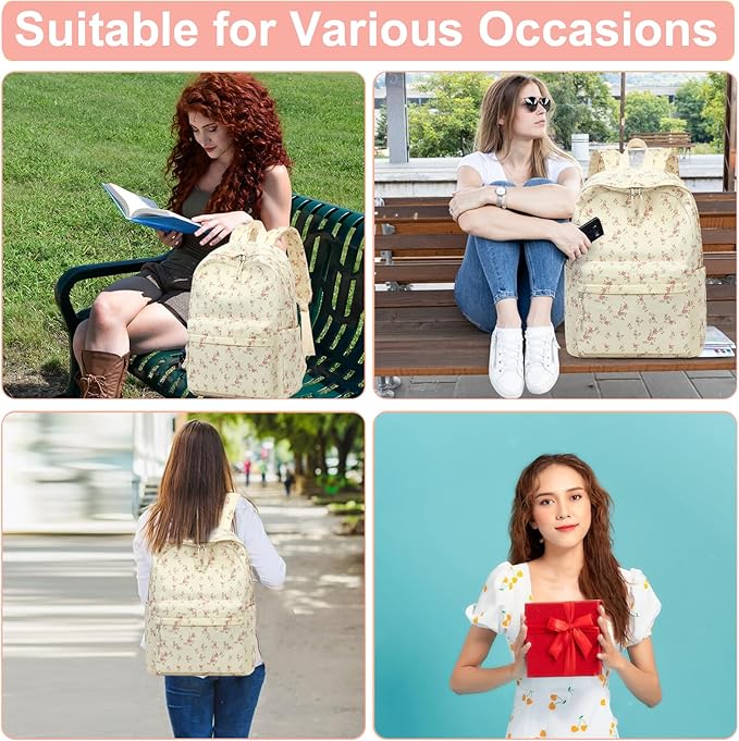 Bluboon School Backpack for Teen Girls Bookbags Elementary High School Corduroy Laptop Bags Women Travel Daypacks