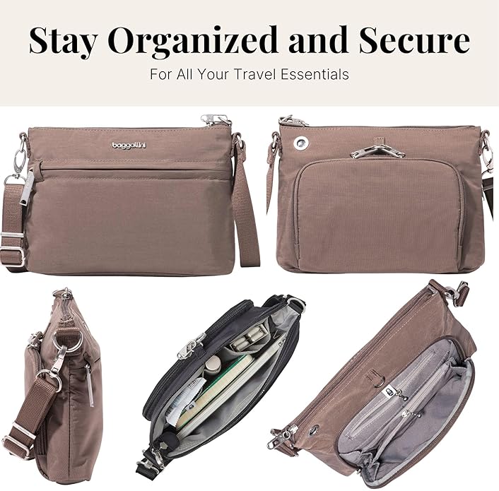 Baggallini Securtex™ Anti-Theft Memento Crossbody