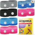 HIONXMGA 6 Pairs Motion Sickness Bands – Natural Anti Nausea Acupressure Wristbands for Morning & Motion Sickness Relief – Ideal for Car, Cruise & Flight Travel – for Adults and Kids