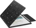 MoKo Magnetic Case for All-New 11" Kindle Scribe 2025(3rd Generation) & Kindle Scribe Colorsoft 2025(1st Gen) - Slim Folio Premium PU Leather Cover with Pen Clasp & Auto Sleep Wake, Black & Glitter