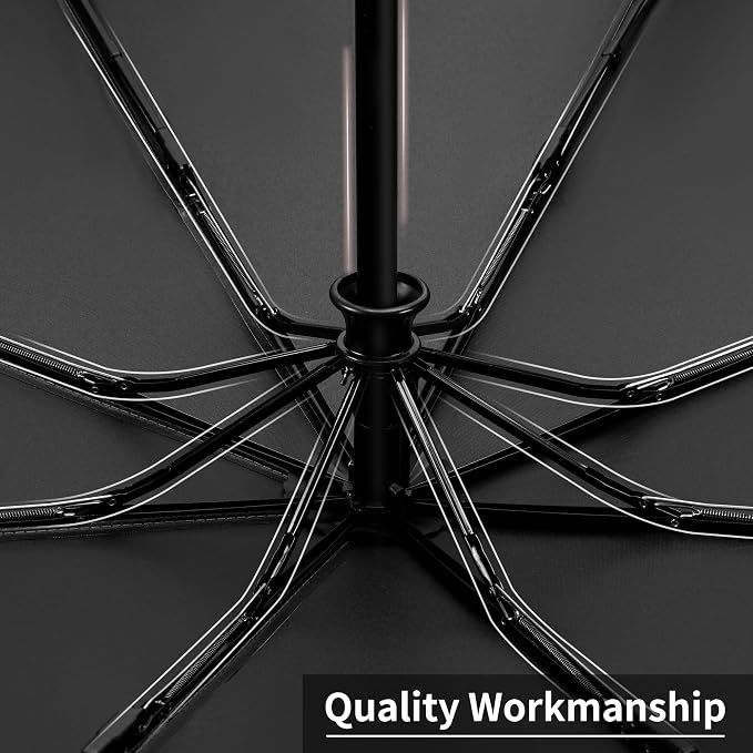 Seniny Windproof Travel Umbrella, Automatic Umbrellas for Rain, Portable & Compact Umbrellas for Backpack, Strong UV for Protection, Folding Small Sun Umbrella for Car, Walking