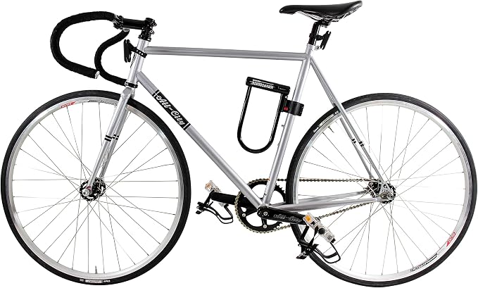 Kryptonite Keeper Bike U-Lock Standard with Braided Steel Cable, Heavy Duty Anti-Theft Bicycle U Lock, 12mm Shackle and 10mm x4ft Length Security Cable with Mounting Bracket and Keys | bike-locks