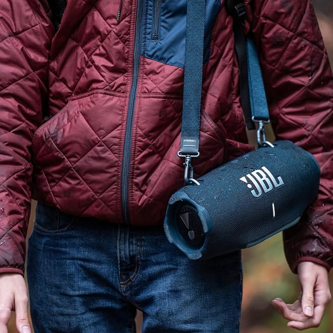 JBL Xtreme 4 - Portable Bluetooth Speaker, Powerful Sound and Deep Bass, IP67 Waterproof, 24 Hours of Playtime, Powerbank, Auracast for Multi-Speaker Pairing (Blue)