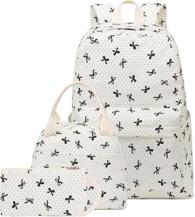 LEDAOU Backpack for Girls School Bag Kids Bookbag Teen Backpack Set Daypack with Lunch Bag and Pencil Case | Kids, Bookbag, Daypack, with Lunch Bag, and Pencil Case