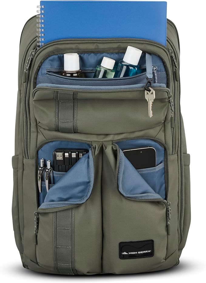 High Sierra Lineage Travel Backpack - Olive