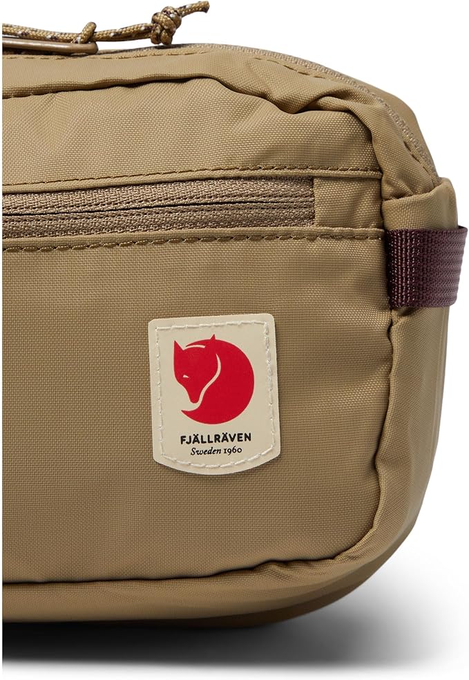 Fjällräven High Coast Hip Pack – Lightweight Waist Pack, Crossbody Sling Bag for Travel, Hiking & Everyday Use, Clay