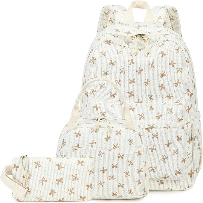 LEDAOU Backpack for Girls School Bag Kids Bookbag Teen Backpack Set Daypack with Lunch Bag and Pencil Case | Kids, Bookbag, Daypack, with Lunch Bag, and Pencil Case